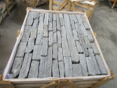 Taihang grey quartzite strip stone veneer and corner