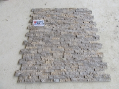 Coffee stone limestone stacked stone veneer glued cultured stone