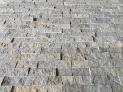 Coffee stone limestone stacked stone veneer glued cultured stone