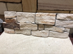 Two-tone sandstone stacked stone slate cement culture stone panel