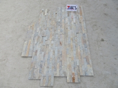 Rust quartz stacked culture stone for exterior house wall cladding