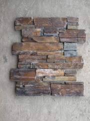 Rusty slate cement cultured stone slate stacked stone veneer decoration
