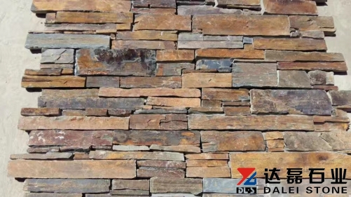 Rusty slate cement cultured stone slate stacked stone veneer decoration