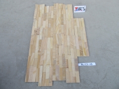 Yellow wood sandstone stacked stone cladding cultured stone veneer