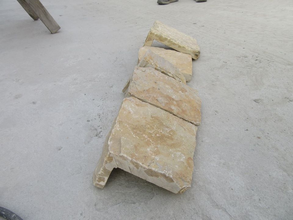  Dunhuang beige castle limestone cultured stone