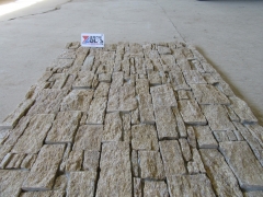 Tiger skin yellow cement side sticking stacked cultured stone veneer