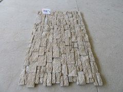 Tiger skin yellow cement side sticking stacked cultured stone veneer