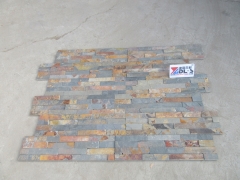 Natural rusty slate culture stone for wall cladding decoration