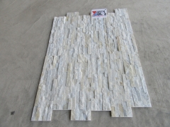 Yellow white quartzite culture stone wall cladding stone panel