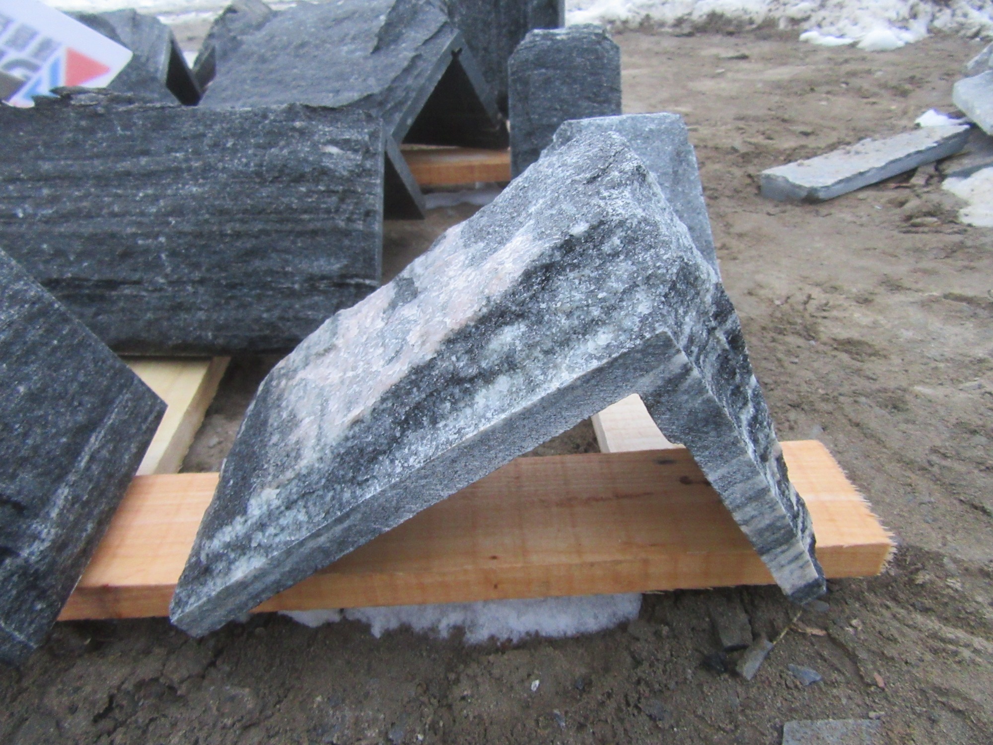 Taihang grey culture stone loose stone veneer