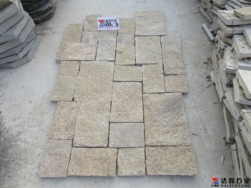 Sesame yellow cultured stone veneer castle stone veneer wholesale