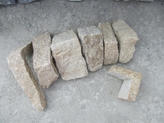 Natural sesame yellow slate granite fieldstone loose strip stone veneer