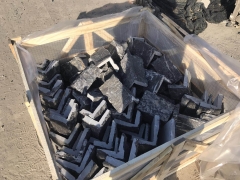 Yixian black square shape stone cultured stone for wall cladding