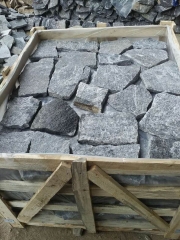Yixian black irregular shape corners loose stone cultured stone wall cladding