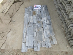 Natural cement blue-quartz cultured stone for wall cladding panel