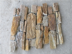 Natural cement rusty quartzite culture stone for wall cladding panel