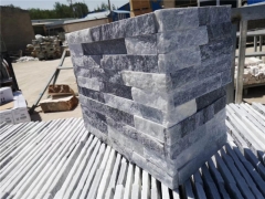 Cloudy grey quartzite coner culture stone interior exterior wall panels