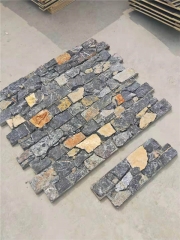 Natural YX black cultured stone cladding cement culture stone price