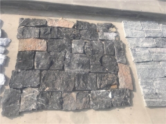 Natural YX black cultured stone cladding cement culture stone price
