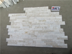 Hot sell Z shape gold silk white cultured stone veneer panels