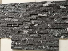 Snow Grey stacked wall cladding natural cultured stone