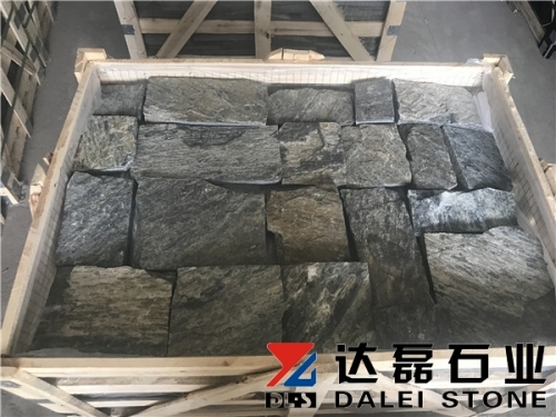 Strip grey quartzite stacked stone loose stone culture stone and corner