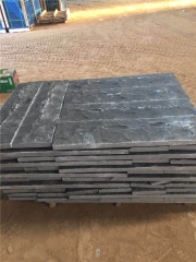 Zhanjiang black basalt natural split stone panel wall cladding stone veneer