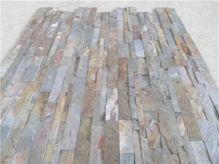 Yixian rusty quartz stacked stone glued cultured stone wall panel