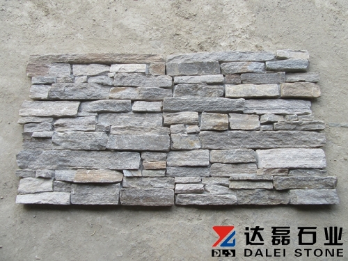 Quartz stacked stone pink quartz cement cultured stacked stone veneer