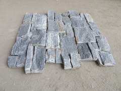 Blue cement cultured stone panel quartz cultured stacked stone veneer