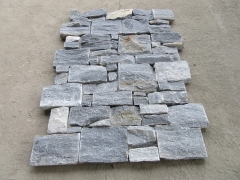 Blue cement cultured stone panel quartz cultured stacked stone veneer