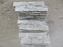 Green quartz cement cultured stacked stone veneer cultured stone prices