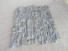 Green quartz cement cultured stacked stone veneer cultured stone prices