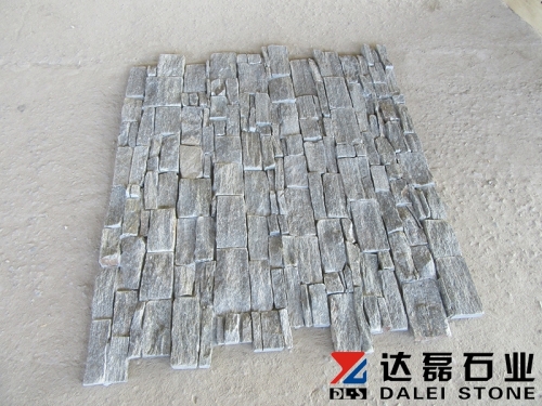 Green quartz cement cultured stacked stone veneer cultured stone prices
