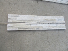 Yellow white quartz stacked stone panel cultured stone wholesale