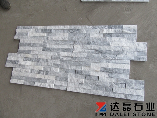 Cloudy grey wall cladding cultured stacked stone exterior veneer price