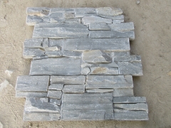 Grey slate cultured stone wall cladding cement cultured stone prices