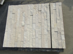 White sandstone cladding cultured stone white stone cladding interior