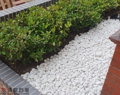 White Pebble Stone Outdoor Garden Decoration Riverstones