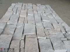 White Sandstone Stacked Stone Cement Culture Stone Panel