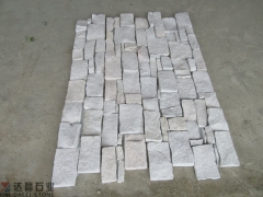 White Sandstone Stacked Stone Cement Culture Stone Panel