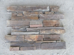 Rusty Slate Multicolor Culture Stone for Wall Cladding Decoration