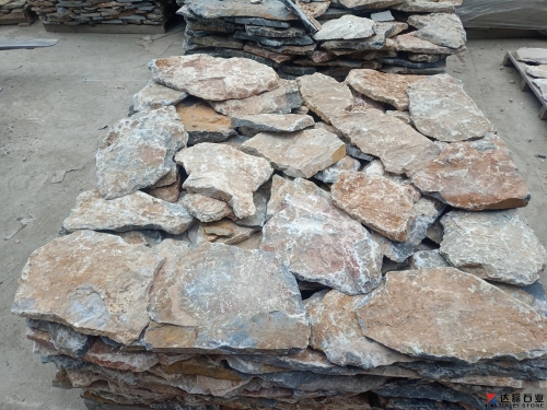 Taihang Grey Rusty Slate Stacked Stone Irregular Ledgestone Veneer Flagstone