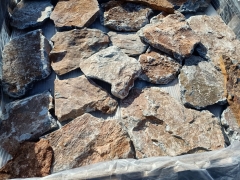 Taihang Grey Rusty Slate Stacked Stone Irregular Ledgestone Veneer Flagstone