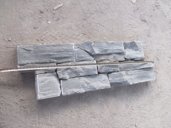 Grey Slate Culture Stone Wall Cladding Ledgestone Cement Stone Veneer