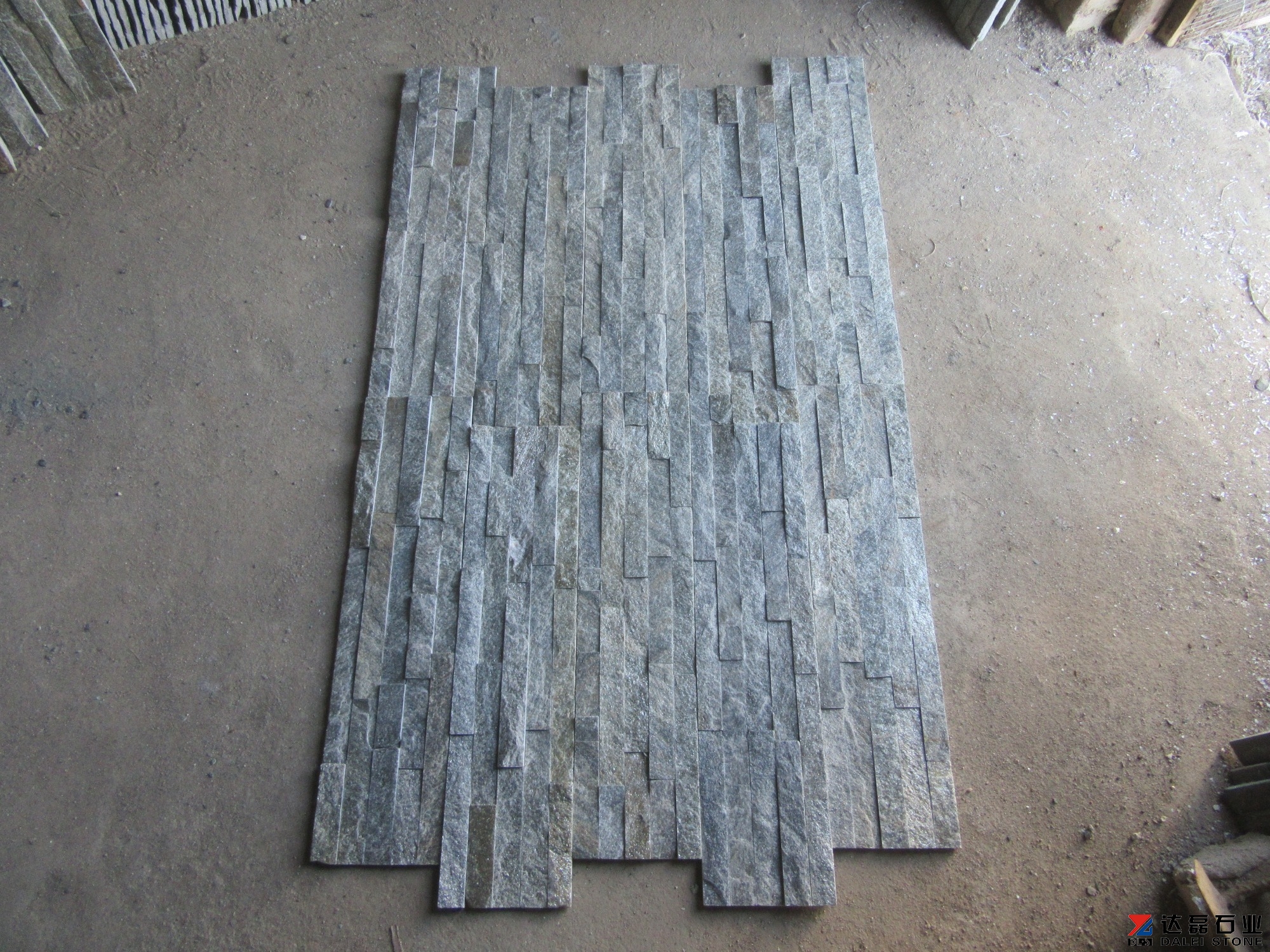 Green Quartz Culture Stone Ledge Stone Panel