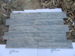 Green quartzite stacked stone veneer glued cultured stone price