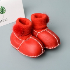 Factory sell Infant indoor Crochet winter wear Shoes baby boots