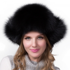 Fashion Real Fur Hat Snow Hat Winter Hat with Earflap
