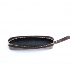 Leather coin pouch